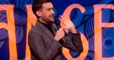 Jack Whitehall's 'inappropriate'